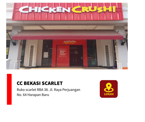 Outlet Chicken Crush Scarlet Bekasi